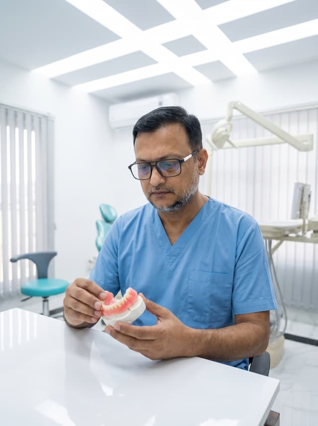 Dr. Faisal in consultation
