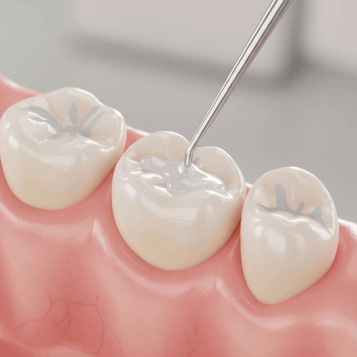 Tooth coloured composite filling Dhaka